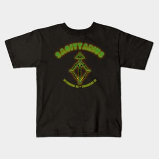 Sagittarius 4b Black Kids T-Shirt